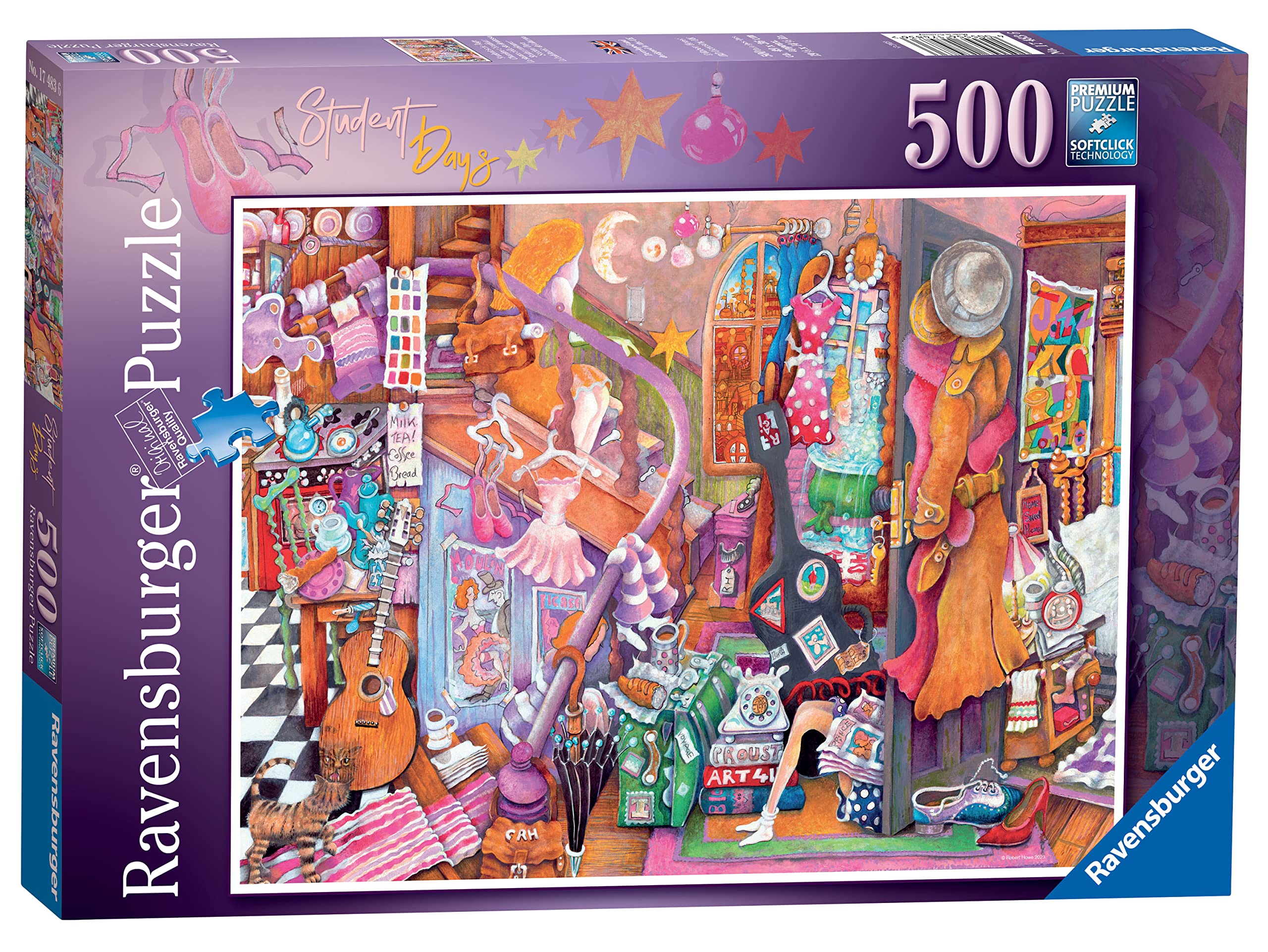 Ravensburger Student Days 500 Piece Jigsaw Puzzle for Adults and Kids Age 10 Years Up