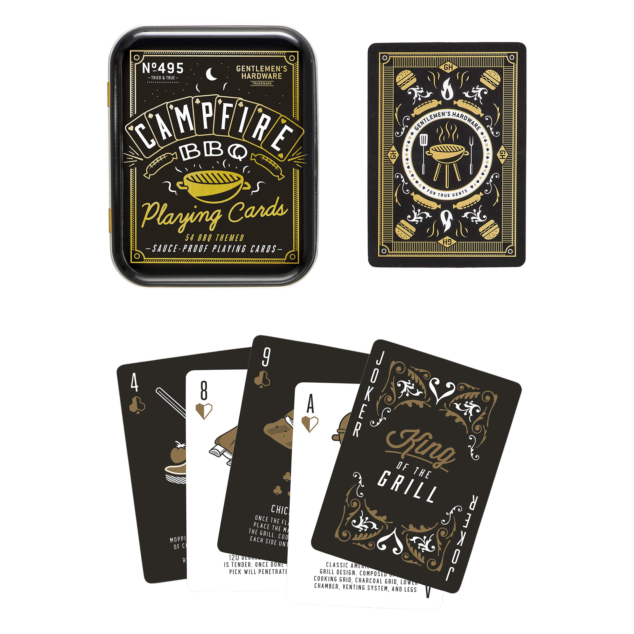 Gentlemen's Hardware Waterproof BBQ Playing Cards