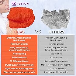 Adeton African Net Sponge, Exfoliating Body