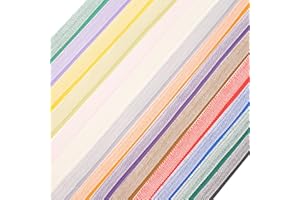 SUPERFINDINGS 14 Yards Flat Polyester Book Headbands Book Binding Headbands Medium Cotton Book Decor Ribbon 1/2 inch(13~15x1mm) for Bookbinding