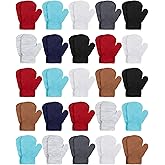 Hercicy Toddler Mittens Ages 2-4 Winter Magic Stretch Gloves Little Kids Warm Knitted Gloves for Baby Boys Girls