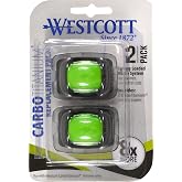 Westcott 16854 Paper Cutter Blade Replacement Set for CarboTitanium Bonded Trimmer, 2 Pack
