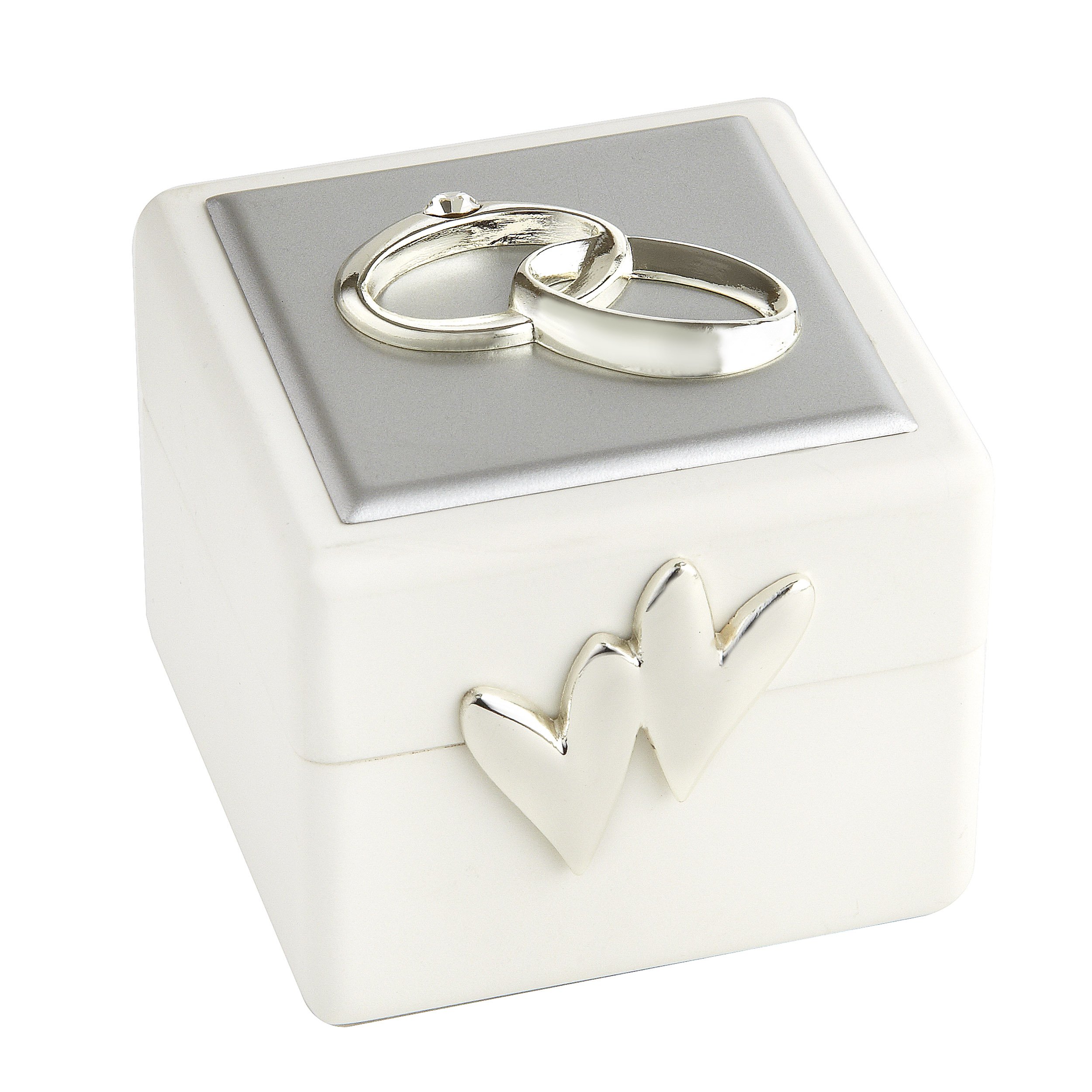 Elegance Wedding Ring Box with Double Rings
