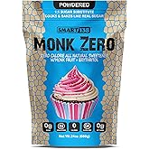 Monk Zero - Powdered Monk Fruit Sweetener, Non-Glycemic, Keto Approved, Zero Calories, 1:1 Confectioner Sugar Substitute (Pow
