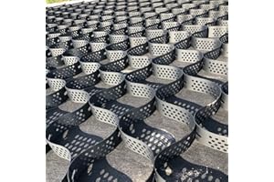 RutGuard Geocell 3inch Tall Gravel Stabilizing Grid Panels 230sf per Panel - Made in USA - Driveways, Parking, Landscaping, Patios, Golf Cart/ATV Paths - 1885lbs per SF Strength