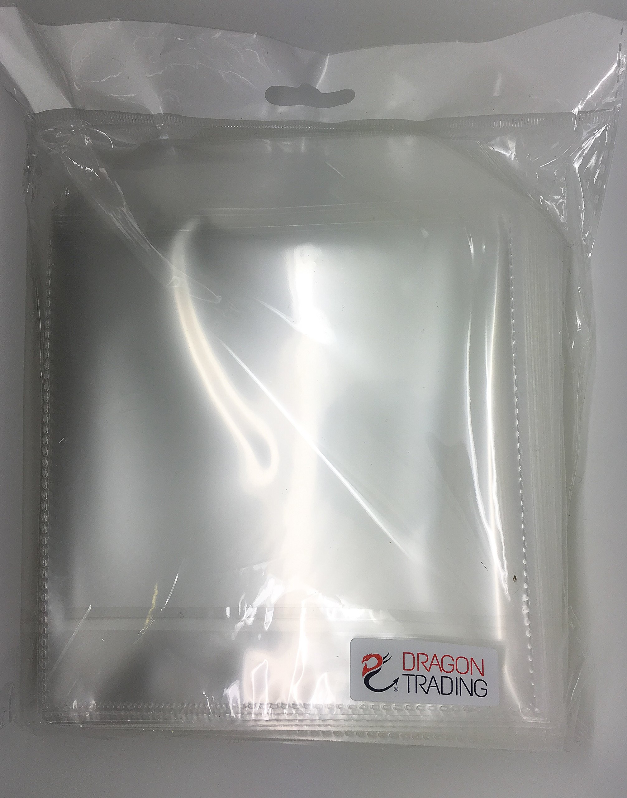 Premium 100 Micron CD Sleeve With Flap DragonTrading® (50 Pack) - Protect Your Discs