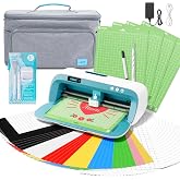 Likcut S41 Vinyl Cutter Machine - Portable Vinyl Cutting Machine Creator Bundle with Carrying Case for Sticker Maker, Wall Decor, Room Decor, Arts and Crafts