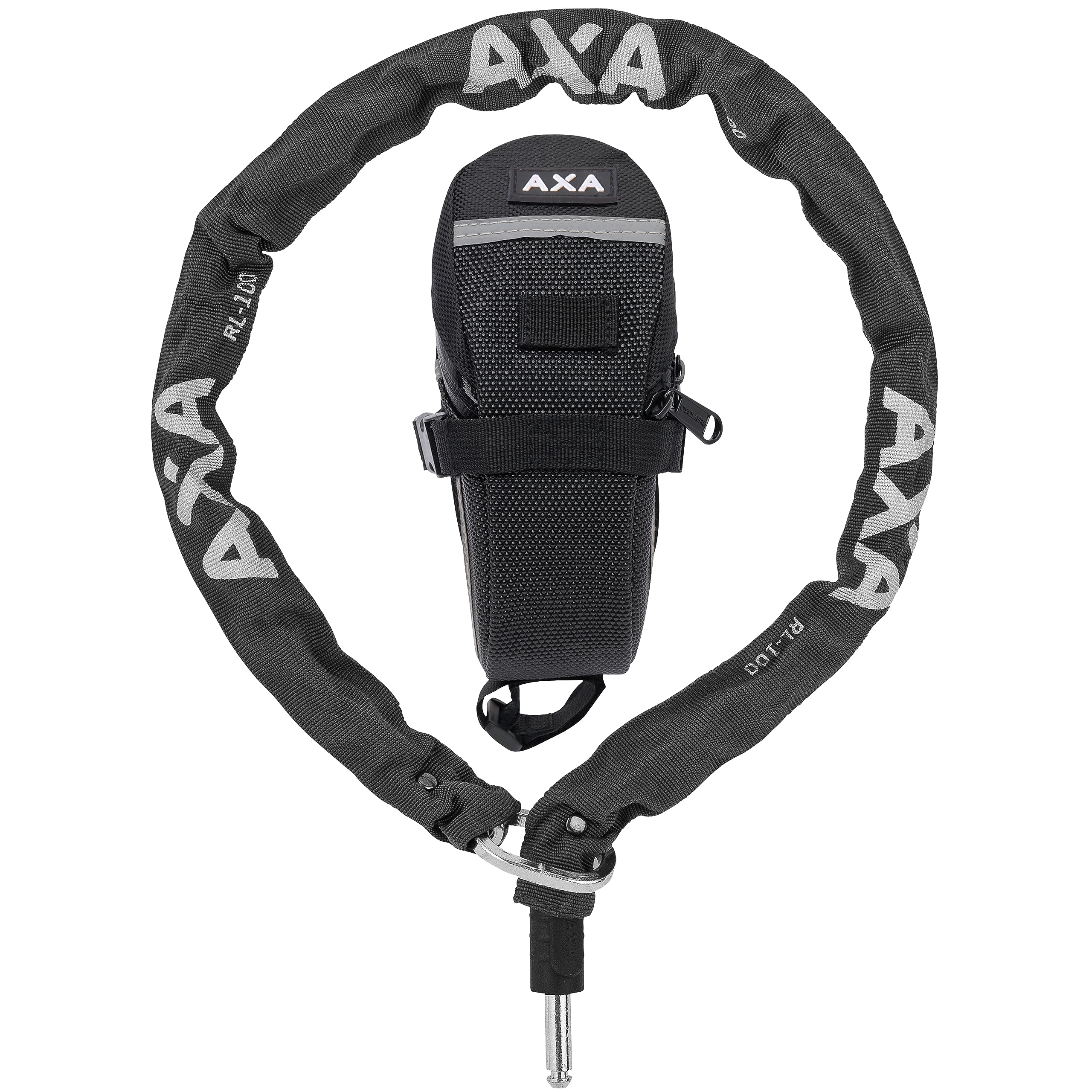 Axa RLC 100 Unisex Adult Bike Lock, Black, One-Size