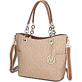 MKF Collection Shoulder Bag for Women, Vegan Leather Handbag Purse Top-Handle Crossbody Bag Tote Bag by Mia K