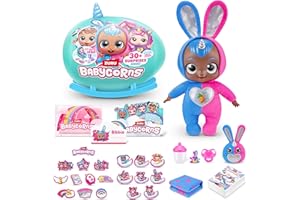 Babycorns Interactive Baby Doll Series 1 Large (Bunny) by ZURU with Lights and Sounds, Magical Babydolls, Surprise, Unboxing, Girls, Dolls, Story