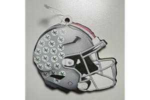 Fan Creations NCAA Ohio State Buckeyes 3.5 Inch Collegiate Football Helmet Ornament – Wooden Christmas Décor for Fans