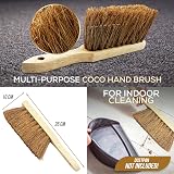 Newman and Cole Natural Wooden Hand Brush Coco Soft Hard Bristle view 7