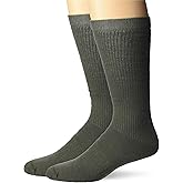 Jefferies Socks mens Women's Unisex Military Ultra-dri Tactical Over the Calf Boot Socks 2 Pack