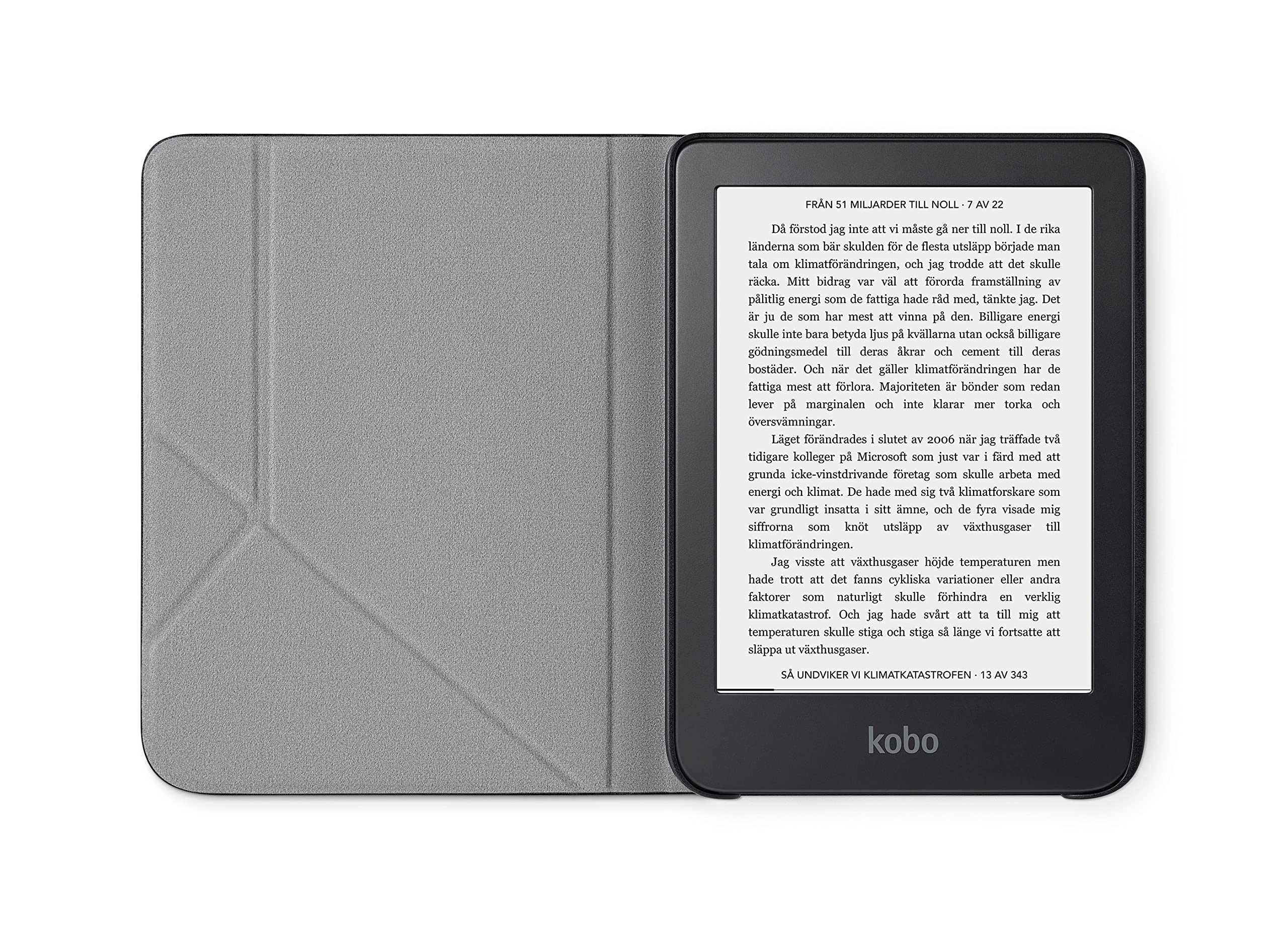 Rakuten Kobo Clara 2E SleepCover e-book reader case 15.2 cm (6") Folio Black
