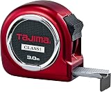 Tajima H1630MW Class 1 Hi Lock Red Tape 3 m x 16 mm Measuring Tape