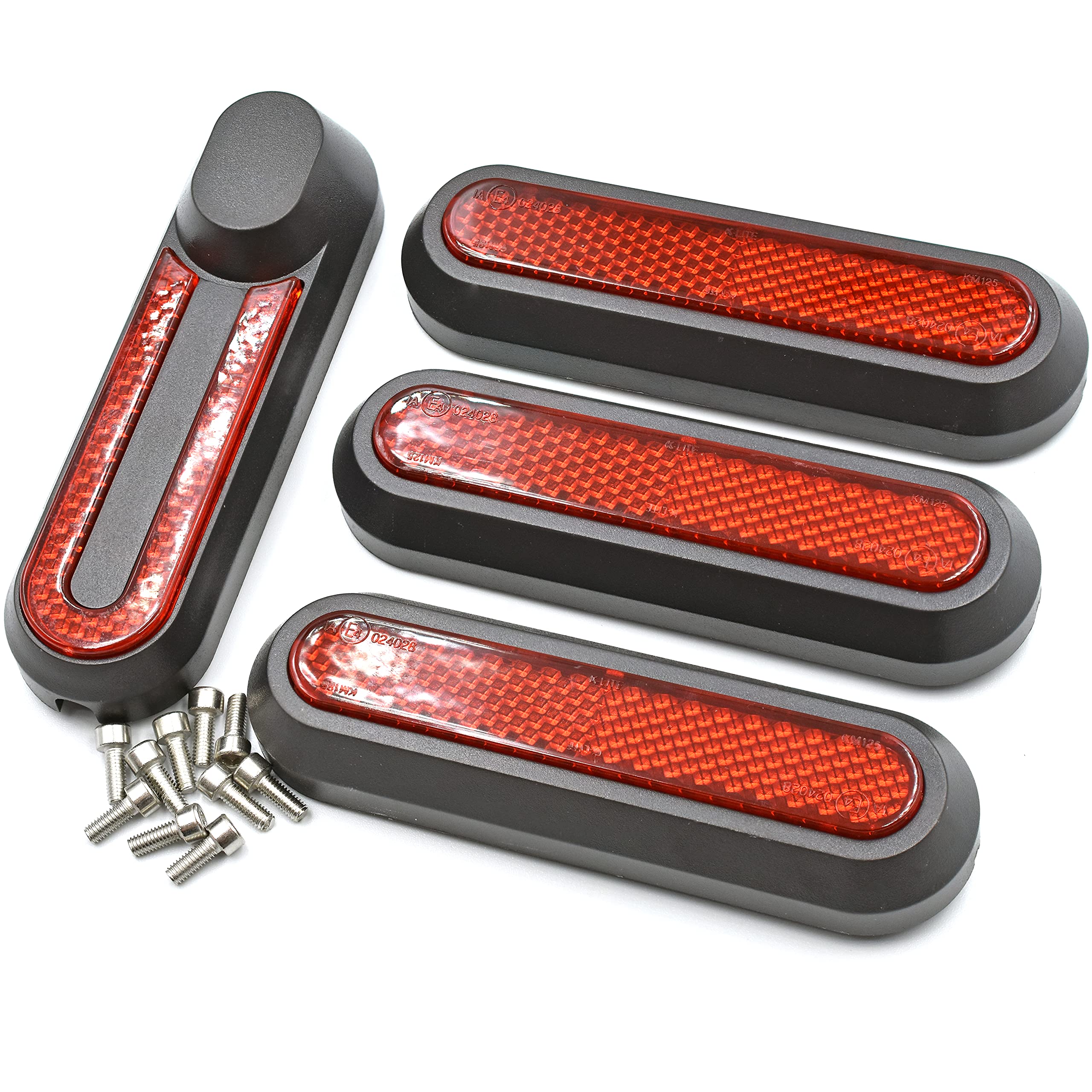 myBESTscooter - Side Wheel Cover Set With Reflectors For Xiaomi M365 Pro 1S Essential Pro2 Model 3 Electric Scooter — image 1