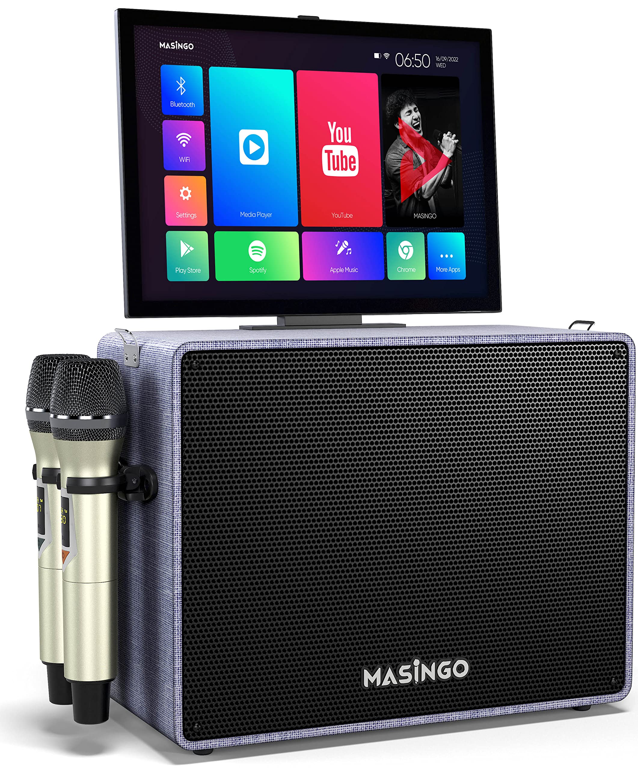 Professional Karaoke Machine with Lyrics Display