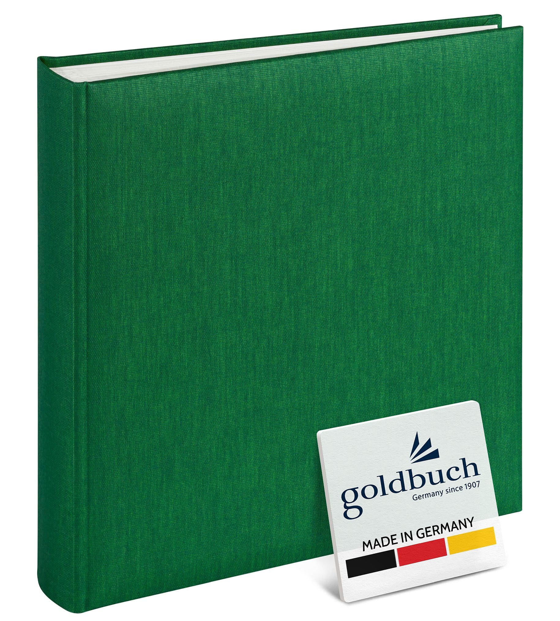 Goldbuch Trend Photo Album 25 x 25 cm, 60 Pages with Pergamine, dark green, 25x25 cm
