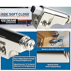 10 Pack Rok Hardware Soft Close Damper for Cabinet