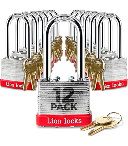 Master Lock 1KALF-2126 Keyed Alike Laminated Padlock, 1-3/4