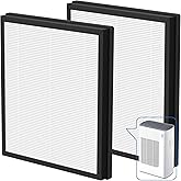 Harebery 2 Pack T356 Replacement Filters - Compatible with Trucozie T356 Purifier, 3-Stage Filtration System