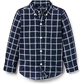 Janie and Jack Boys Tattersall Flannel Shirt