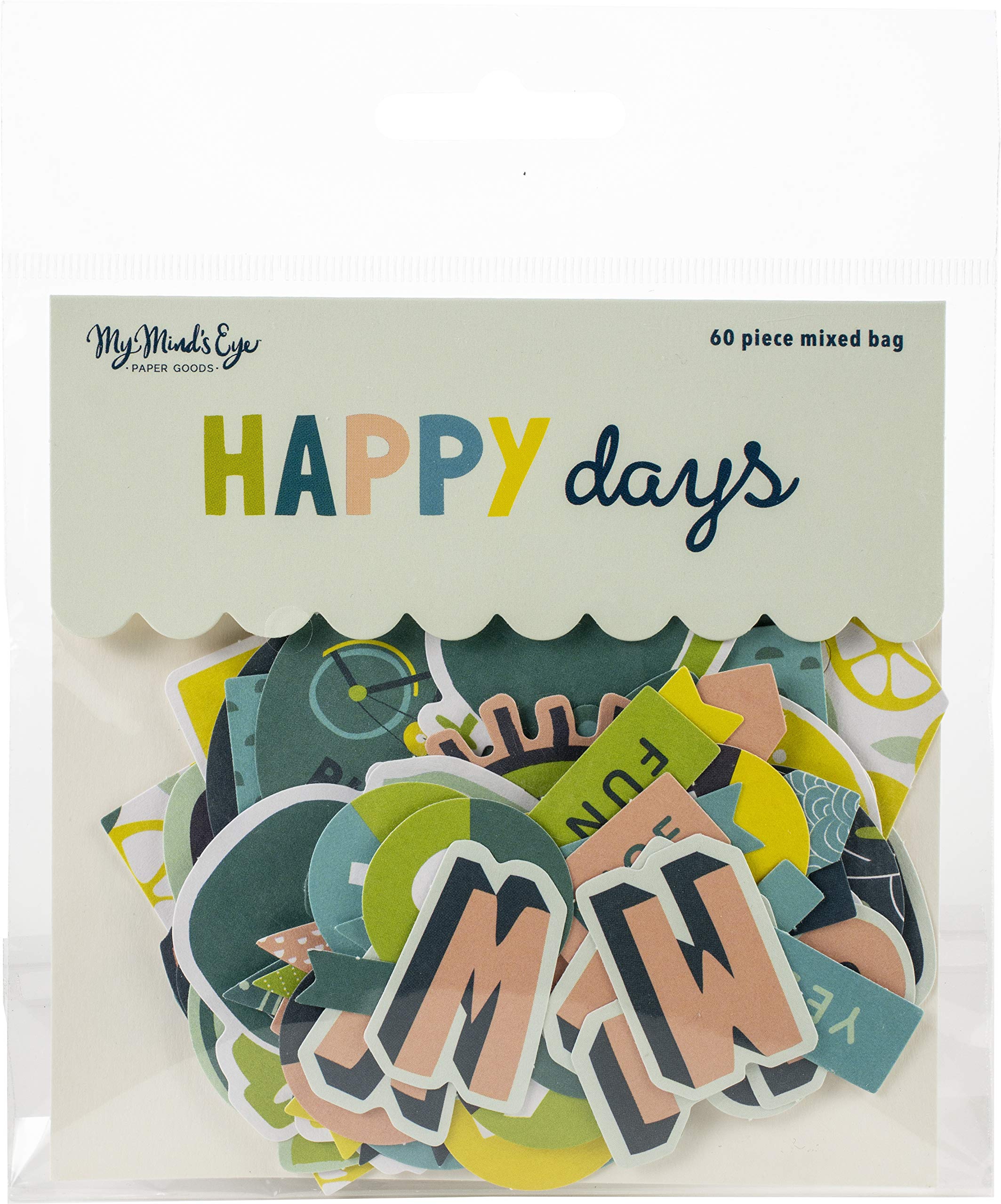 MY MINDS EYE, INC. Happy Days MIXBAG DIE-CUTS, One Size