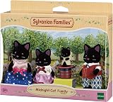 Sylvanian Families Midnight Cat Family Dollhouse Playset 5530 - 4 Pcs view 2