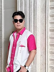 Gwnnb Bowling Shirts for Men Flamingo Graphic Print