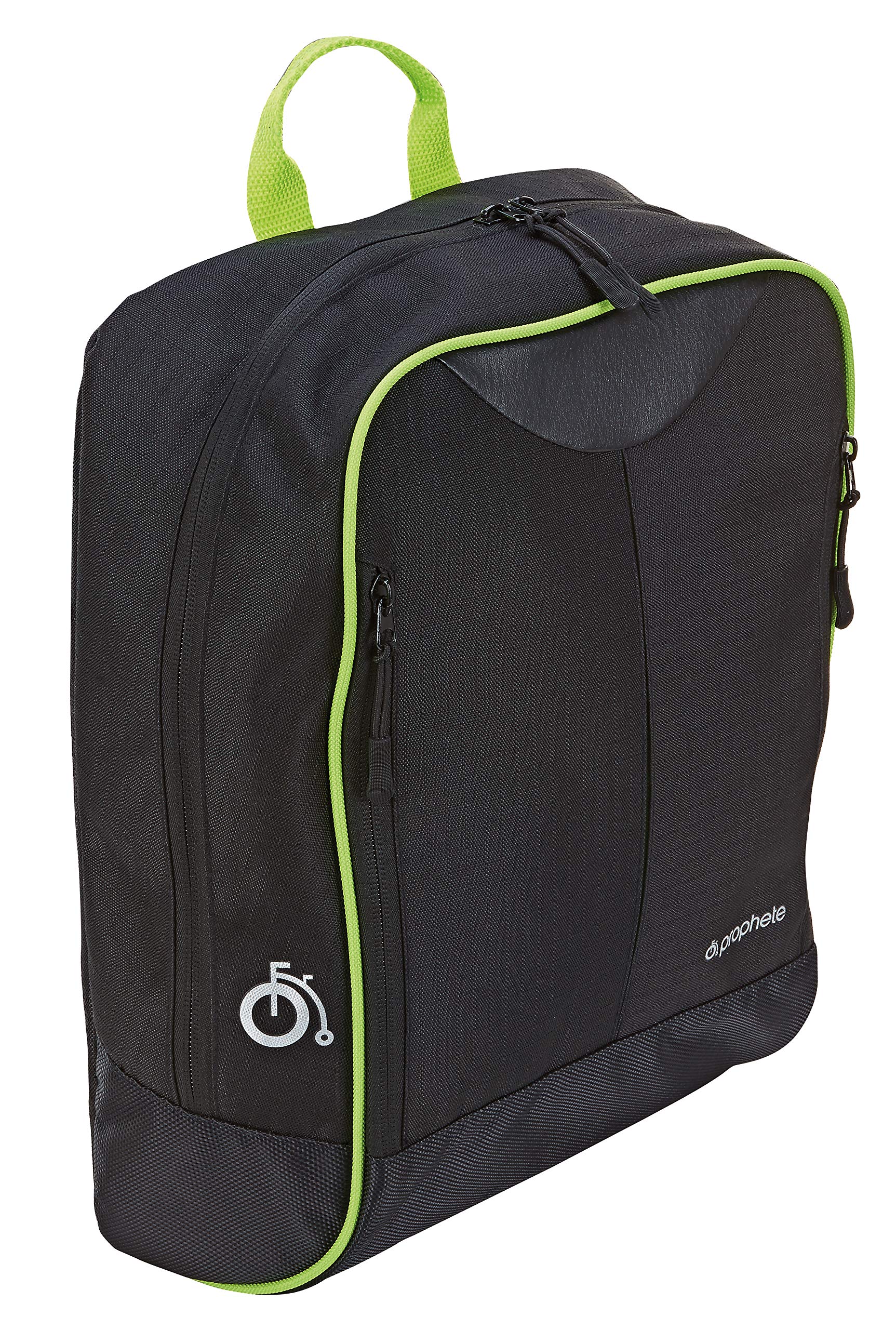 Prophete Single Pannier with Rain Cover - Black, 10 L