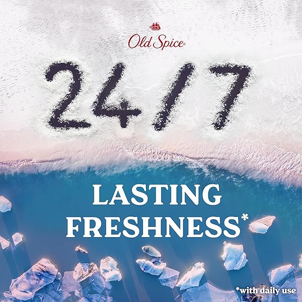 OLD SPICE GENTLEMAN’S ALUMINUM FREE DRY FEEL DEODORANT FOR MEN, 24/7 LASTING FRESHNESS, GENTLE ON SKIN WITH SKIN CONDITIONERS, HIMALAYAN SEA SALT + GLACIER WATER SCENT, 3.0 OZ