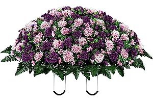 Sympathy Silks Garden Mums (1, Purple Saddle)