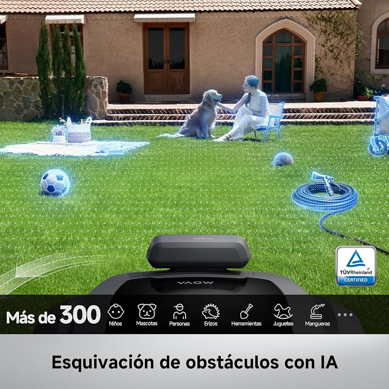 ViAX 500 Robot cortacésped LiDAR de 360° + Visión Dual con IA