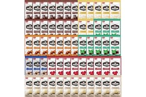 FIAHNG BLUE RIBBON, Land O'Lakes Hot Cocoa Mix (60 Count) 7 Flavors Gifts for Students Co-Workers Teens Someone Special Family Friends Her Him Hot Cocoa Gift Box