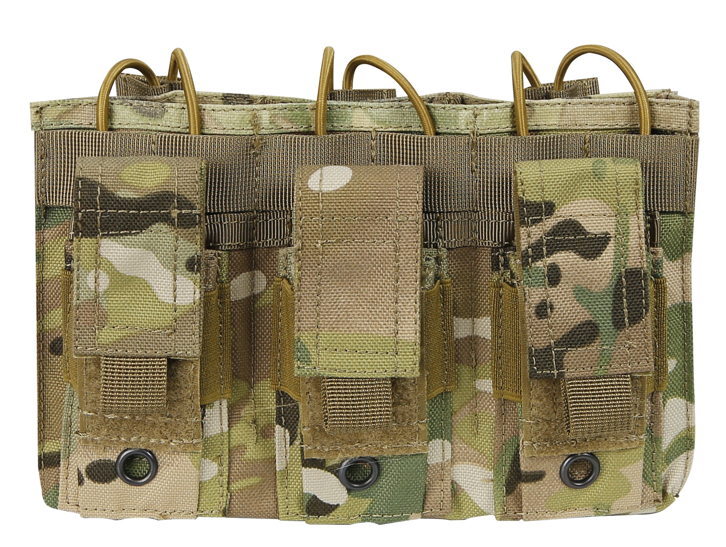 Camouflage Tactical Triple 5.56 Magazine Pouch MOLLE system Magazine Ammo Clip Bags Holder Pocket
