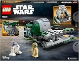 LEGO Star Wars Yoda's Jedi Starfighter 75360 with Yoda and R2-D2 view 9