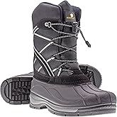 ArcticShield Balto Winter Boots for Men - Waterproof Warm Insulated Mens Snow Boots for Men - Comfortable Durable Outdoor Ski