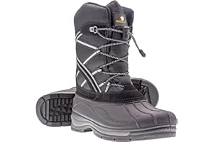 ArcticShield Balto Winter Boots for Men - Waterproof Warm Insulated Mens Snow Boots for Men - Comfortable Durable Outdoor Ski Mens Winter Snow Boots
