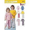 Simplicity Creative Patterns New Look 6170 Toddlers' and Child's Pajamas, A (1/2-1-2-3-4-5-6-7-8)