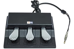 Studiologic SLP3-D Triple Pedal for Keyboards & Midi Controllers, Stereo Jack Connection