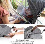 Zamboo Universal Mosquito Net for Pushchair Pram Buggy Travel Cot Grey view 4