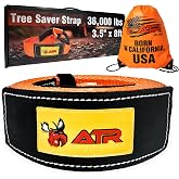 ATR Tree Saver Strap 3.5 x 8 ft, 36,000 lb for Off-Road Recovery | 36,000 lb tree saver strap for winching and off-road recovery; protects trees, anchors securely and resists abrasion
