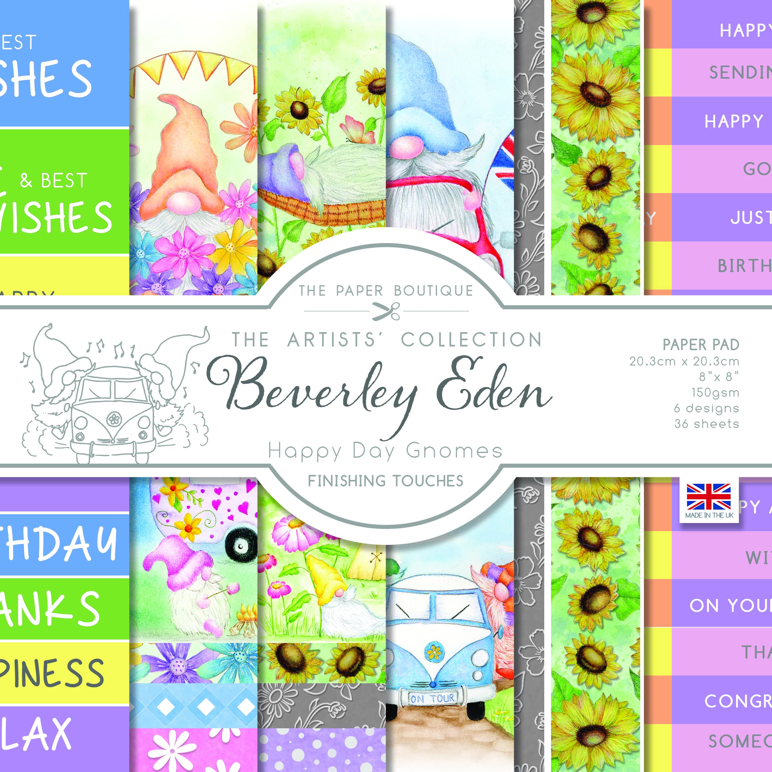 The Paper Boutique - Happy Day Gnomes - Finishing Touches Pad