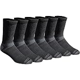 Eddie Bauer Men's Dura Dri Moisture Control Crew Socks (6, 12 Pairs)