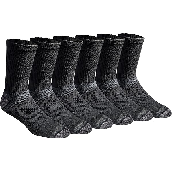 Men's Jeep Wool Blend Crew Socks - Heavyweight, Cushioned Hiking Socks For Cold Weather