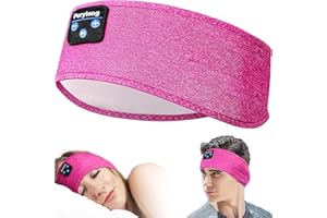 Perytong Headphones for Sleeping, Sleeping Headphones Music Sleep Headband, Ultra-Soft Headphones Headband for Side Sleepers, Sleeping