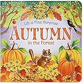 Autumn In The Forest Deluxe Lift-a-Flap & Pop-Up Seasons Board Book for Fall (Lift-a-flap Surprise)