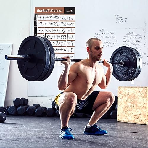 NewMe Fitness Workout Posters for Home Gym, Pilates Exercise - Main Image