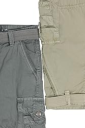 Raw X Boys Cargo Shorts 8-18 | 100% Cotton Belted