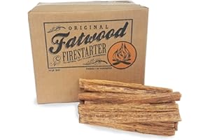 2400 Earth Worth | 10 Pound Box - Fatwood Firestarter,Brown